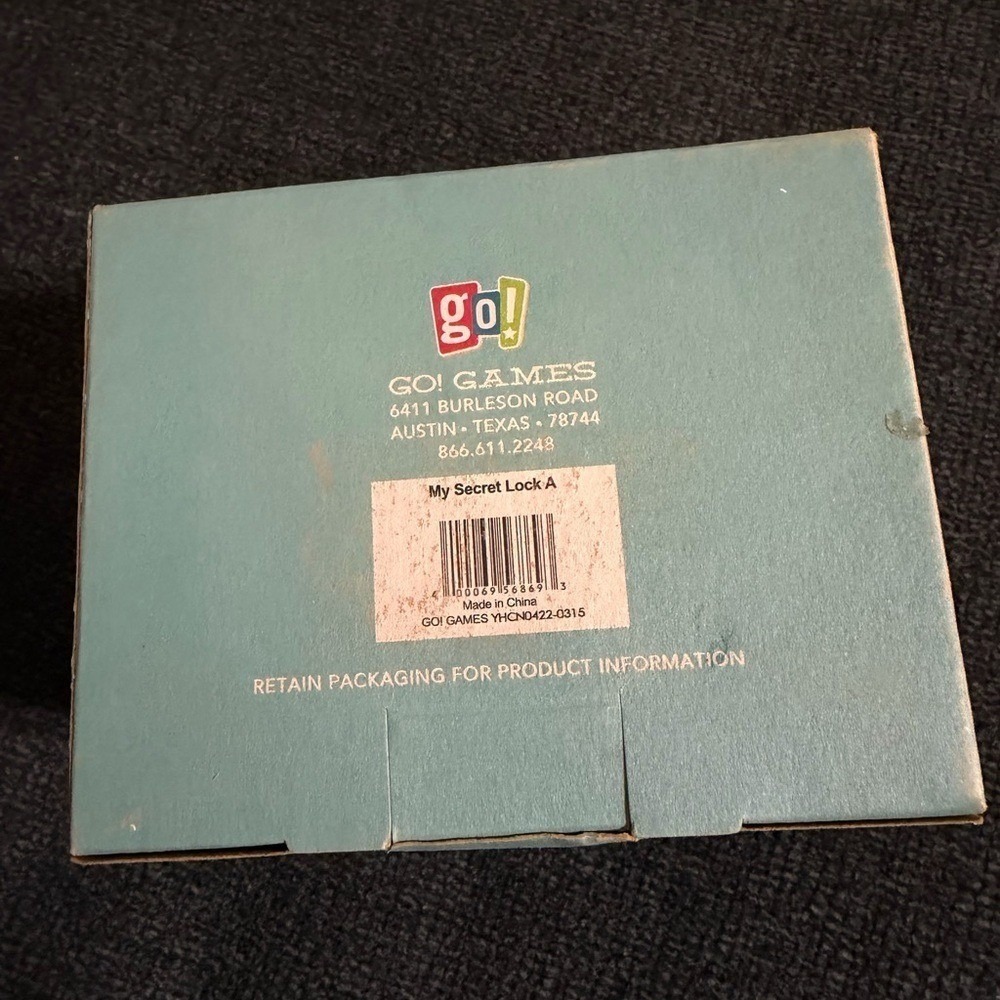 NWT Lock & Key Puzzle new, games, fun, gifts, mind game brain teaser fun - Picture 5 of 6